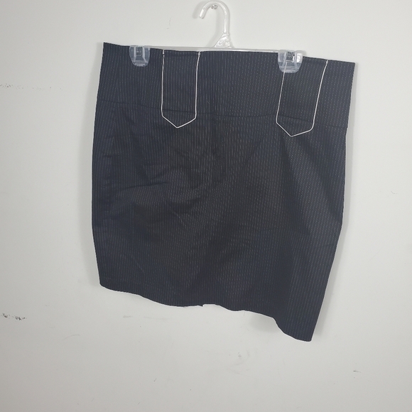 3/$15 RamPage Stripes Black and White Pencil Skirt Junior Size 13 Small - Picture 4 of 15